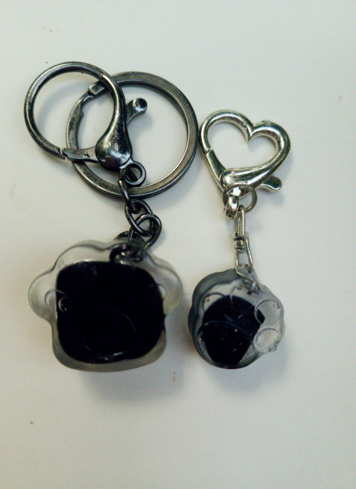 Obsidian Dog Tag handmade crystal pet tag for dogs