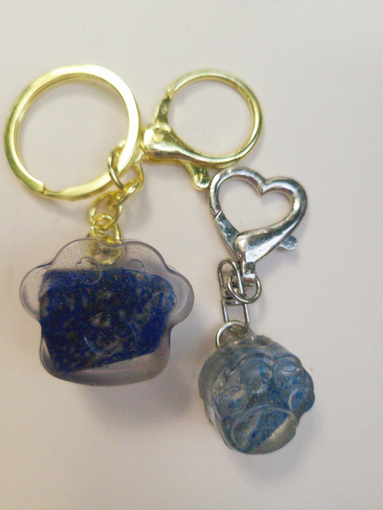 Lapis Lazuli Dog Tag handmade crystal pet tag for dogs